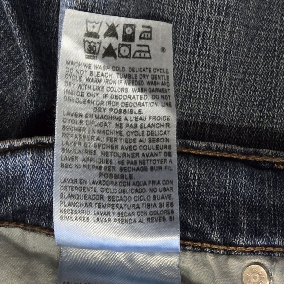 LEVI'S 515 Boot Cut Mid Rise Blue Jeans NWT Size 8M - Picture 7 of 15